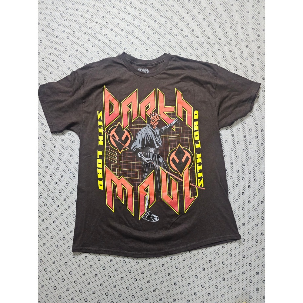 Star Wars Darth Maul Sith Lord Graphic T‎ Shirt Hybrid Mens Size Large